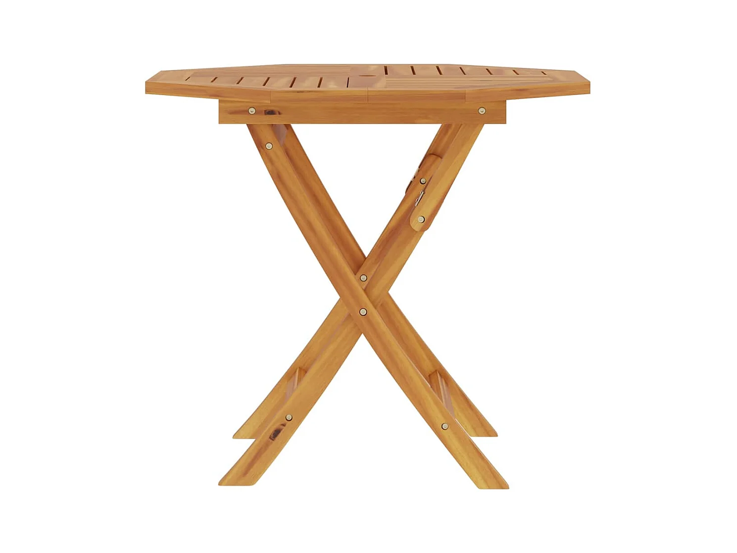 Opvouwbare tuintafel 85x85x76 cm Massief teakhout