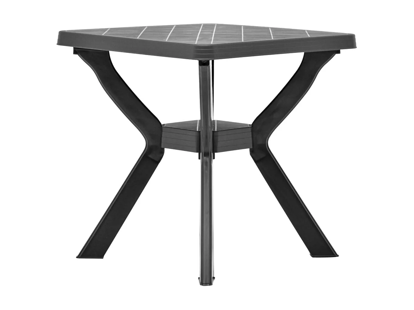 Mesa bistro antracita 70x70x72 cm Plástico