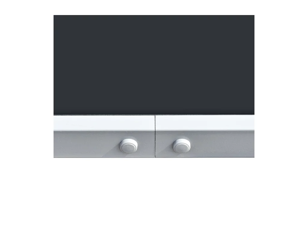 Tuintafel 150x90x74 cm Zwart Staal