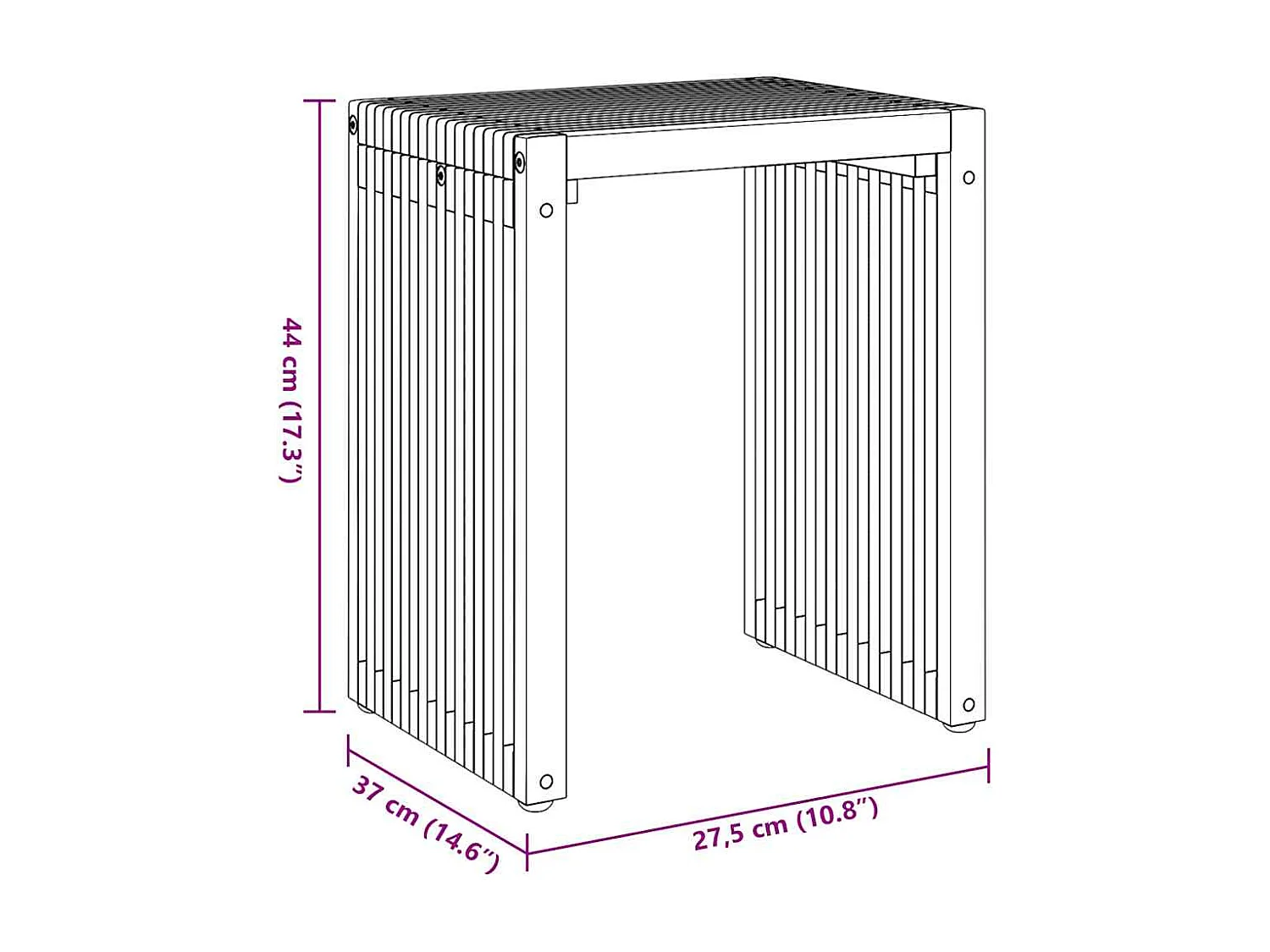 Ensemble de tables d'appoint 3 pcs Marron 33 x 44.5 x 51 cm