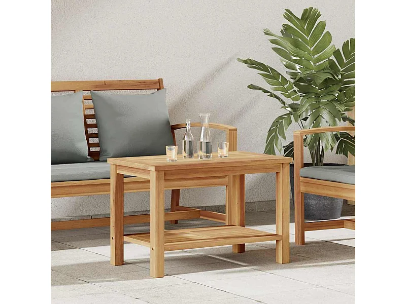 Table basse Marron 70 x 40 x 45 cm Bois de teck solide