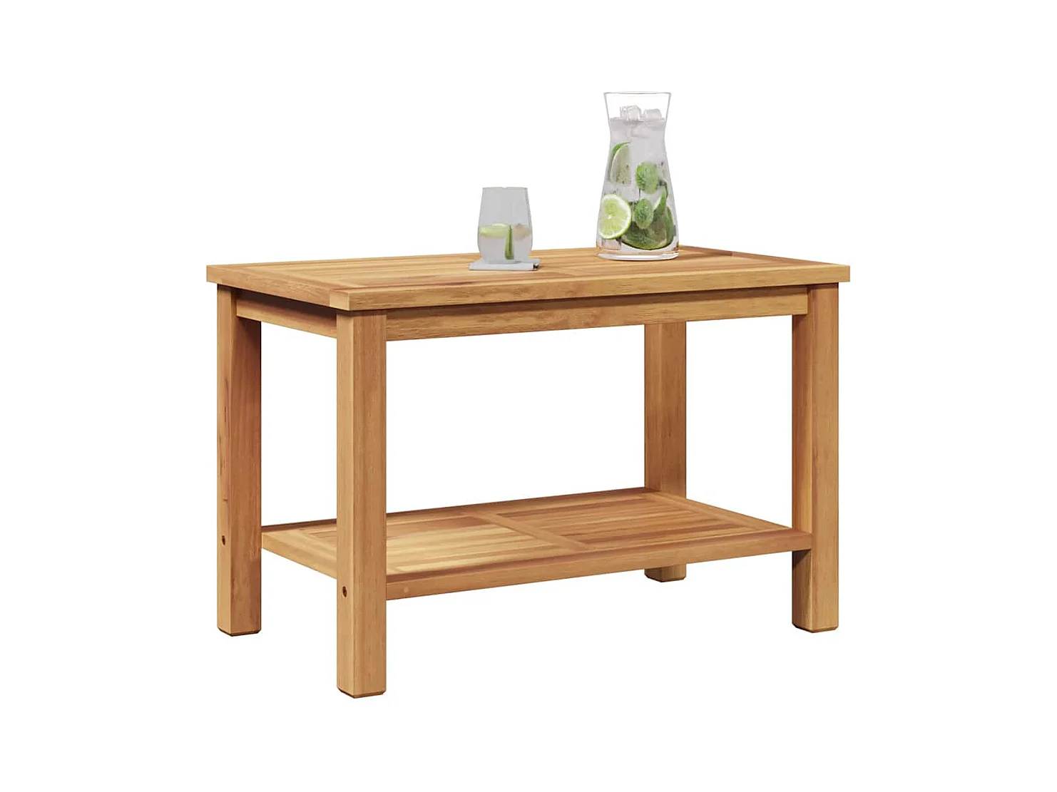 Table basse Marron 70 x 40 x 45 cm Bois de teck solide