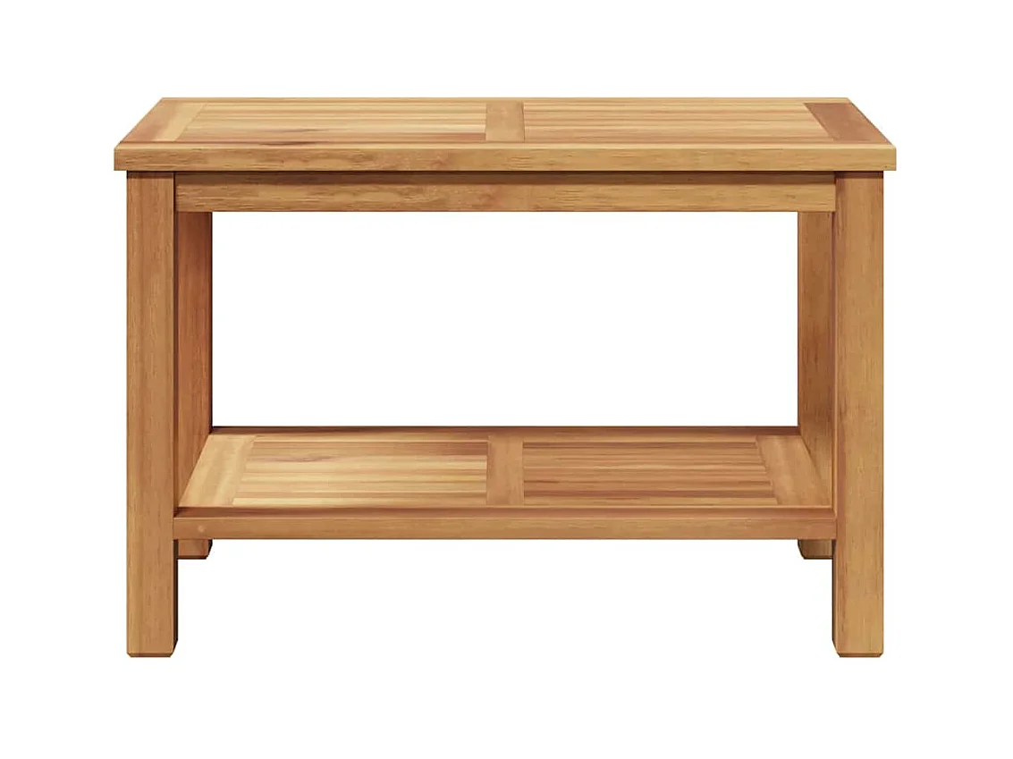 Table basse Marron 70 x 40 x 45 cm Bois de teck solide