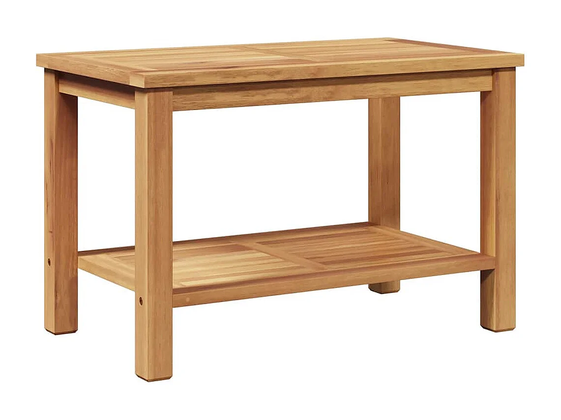 Table basse Marron 70 x 40 x 45 cm Bois de teck solide