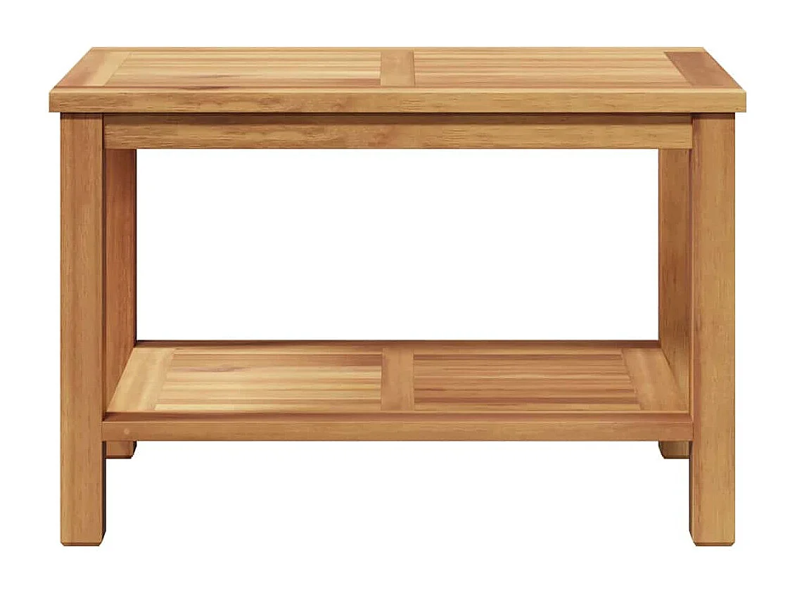 Table basse Marron 70 x 40 x 45 cm Bois de teck solide