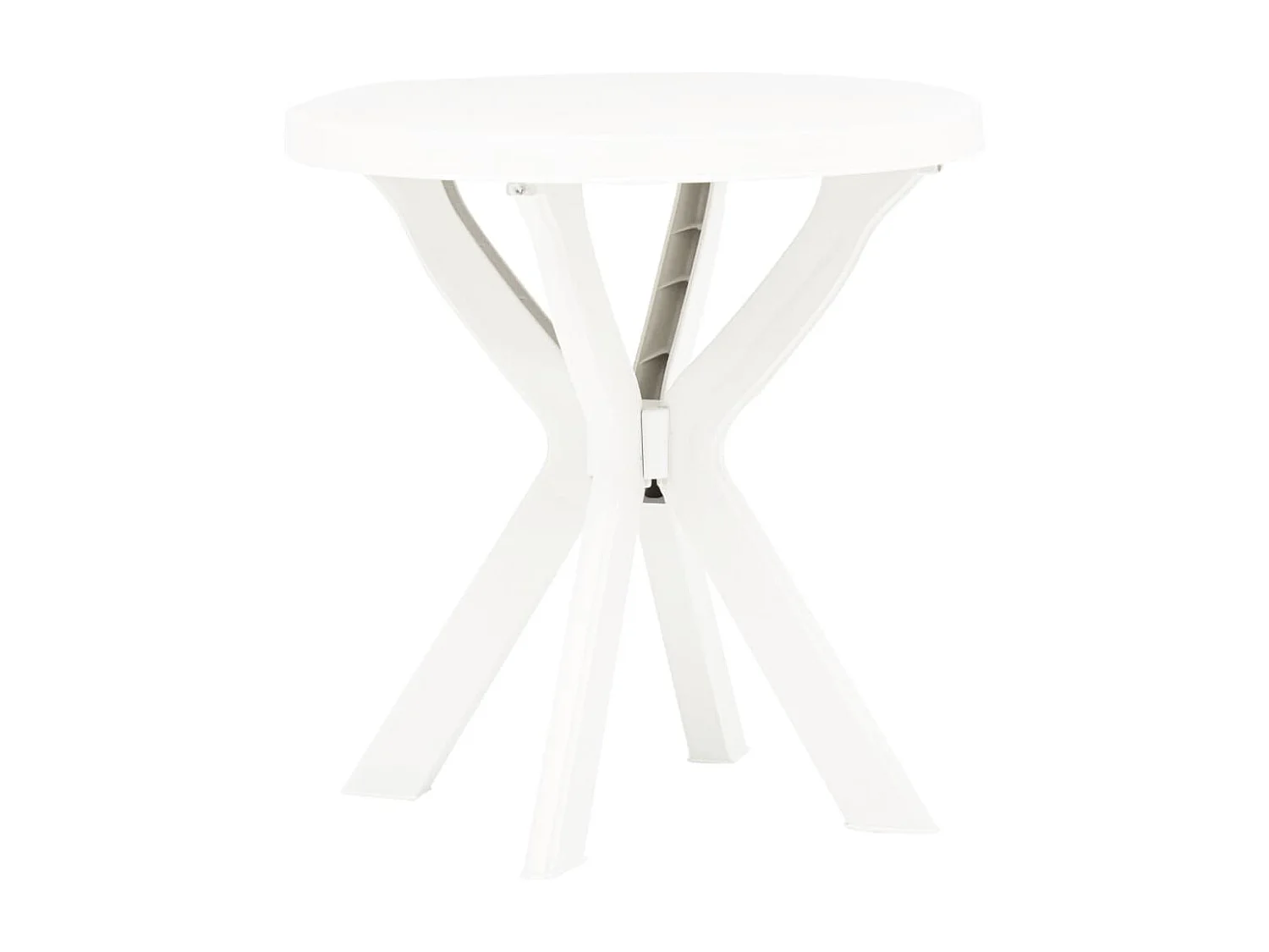 Tavolo da bistrot bianco Ø70 cm Plastica