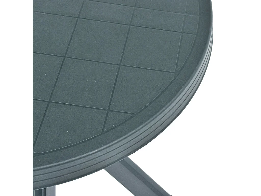 Witte bistrotafel Ø70 cm Kunststof