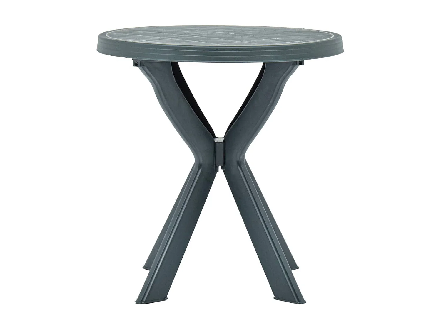 Mesa bistro blanca Ø70 cm Plástico