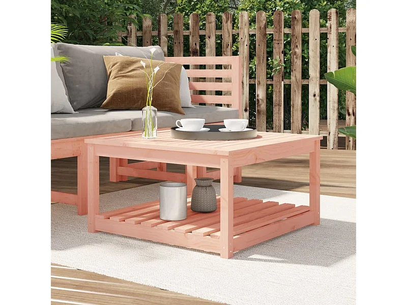 Tuintafel 82,5x82,5x45 cm massief Douglassparrenhout