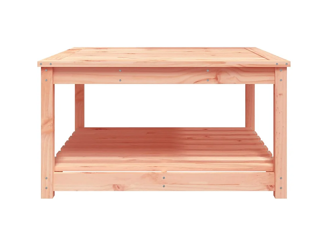 Mesa de jardín 82,5x82,5x45 cm madera maciza de abeto Douglas