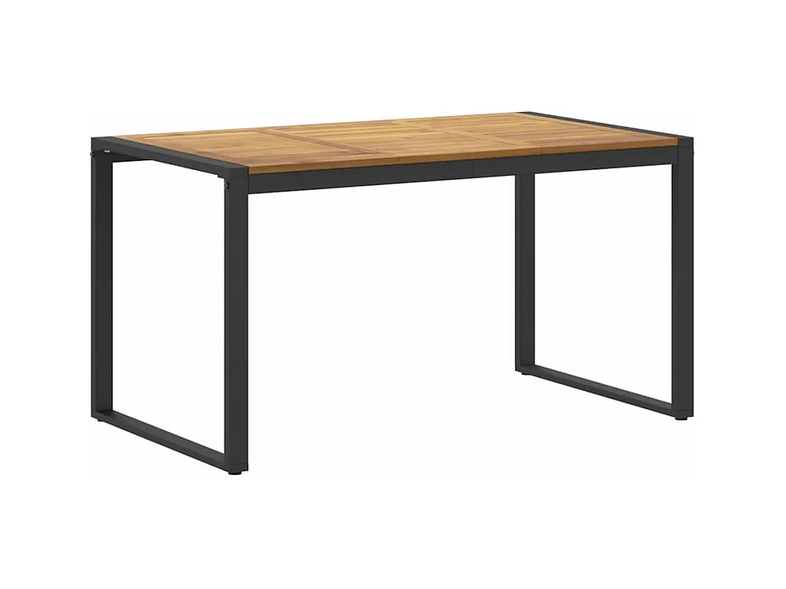 Ensemble de salle à manger pour jardin 7 pcs Noir et marron