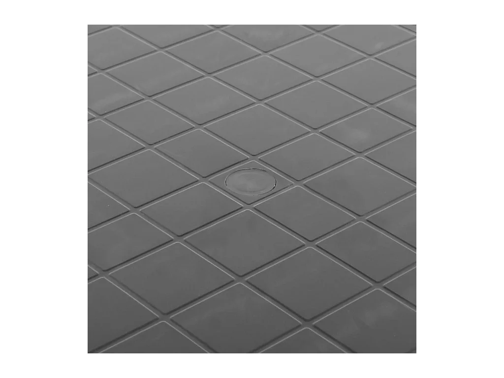 Tavolo da giardino antracite 89 cm in plastica