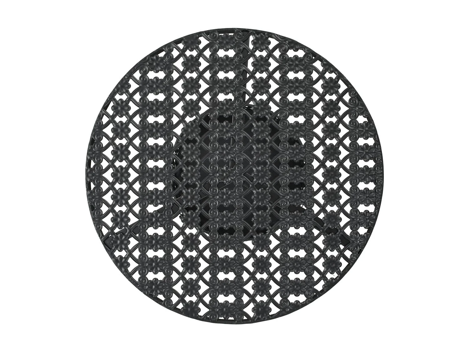 Zwarte Bistrotafel 40x70 cm Metaal