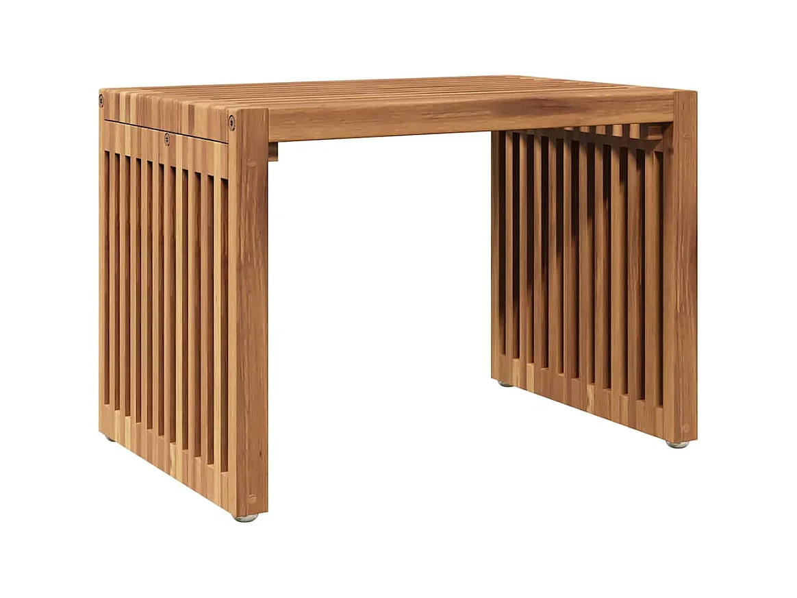 Table d'appoint de jardin Marron 50 x 32.5 x 35 cm