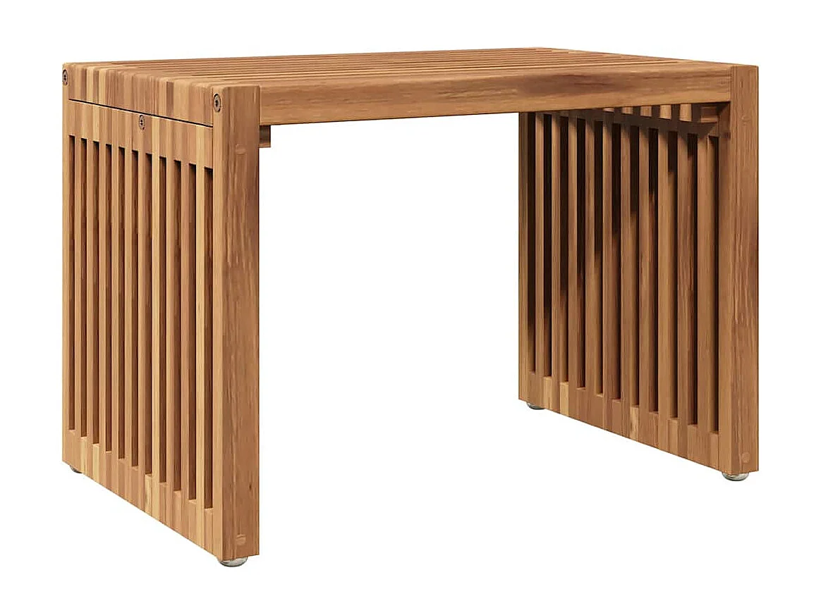 Table d'appoint de jardin Marron 50 x 32.5 x 35 cm
