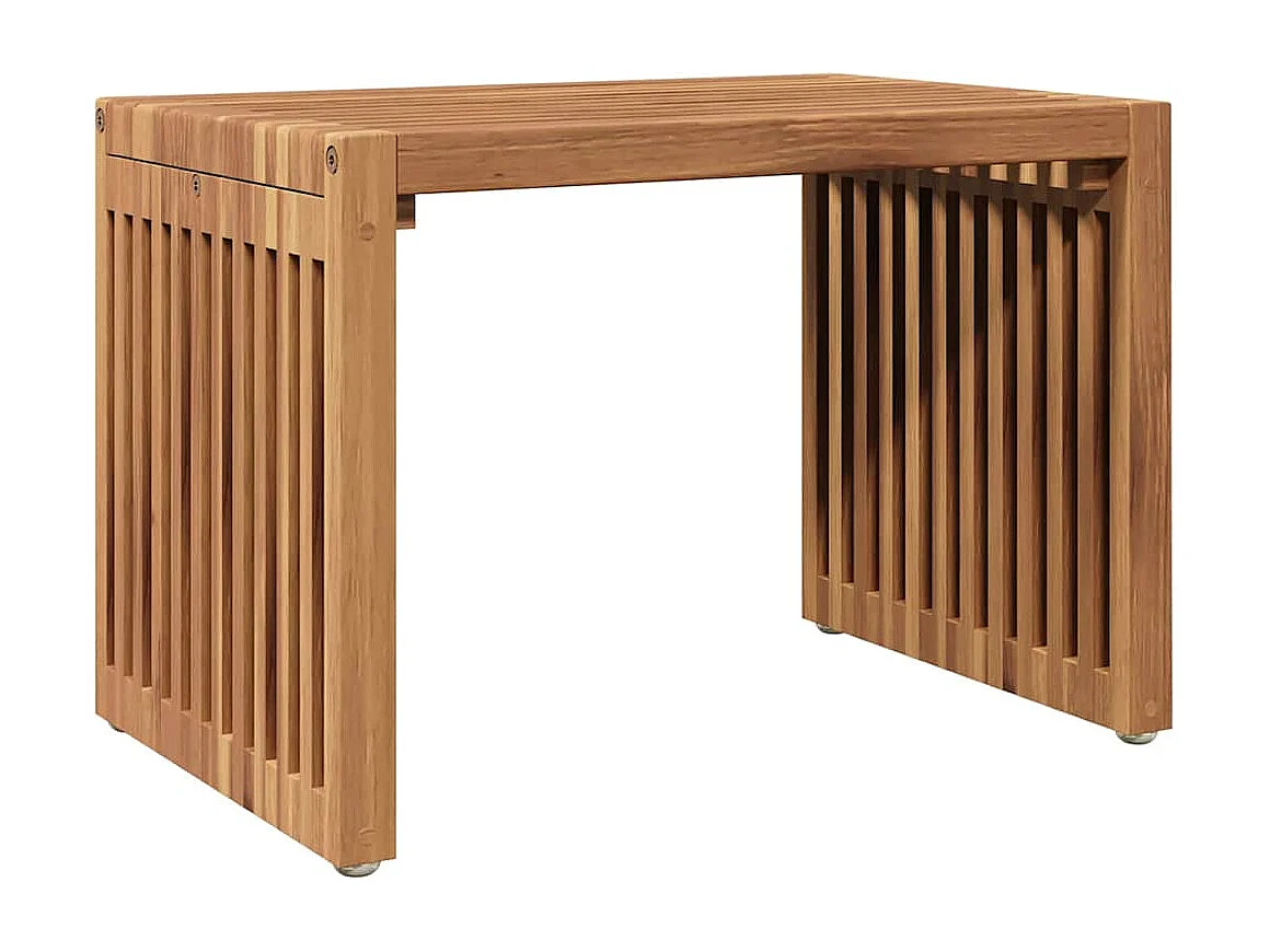 Table d'appoint de jardin Marron 50 x 32.5 x 35 cm