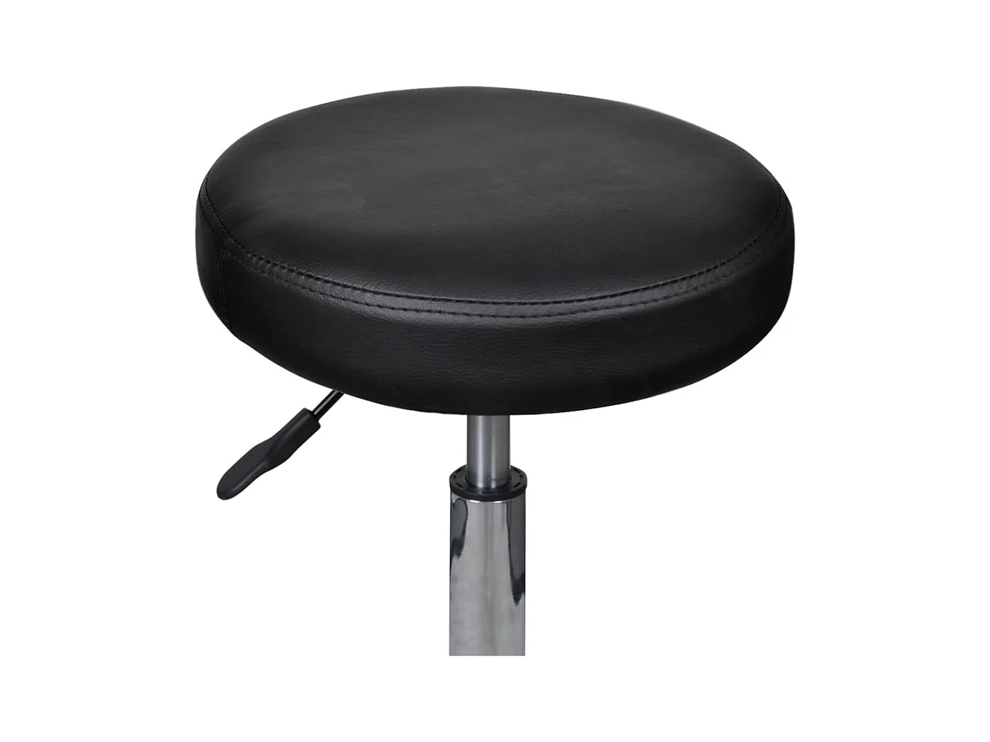 Taburete de oficina negro