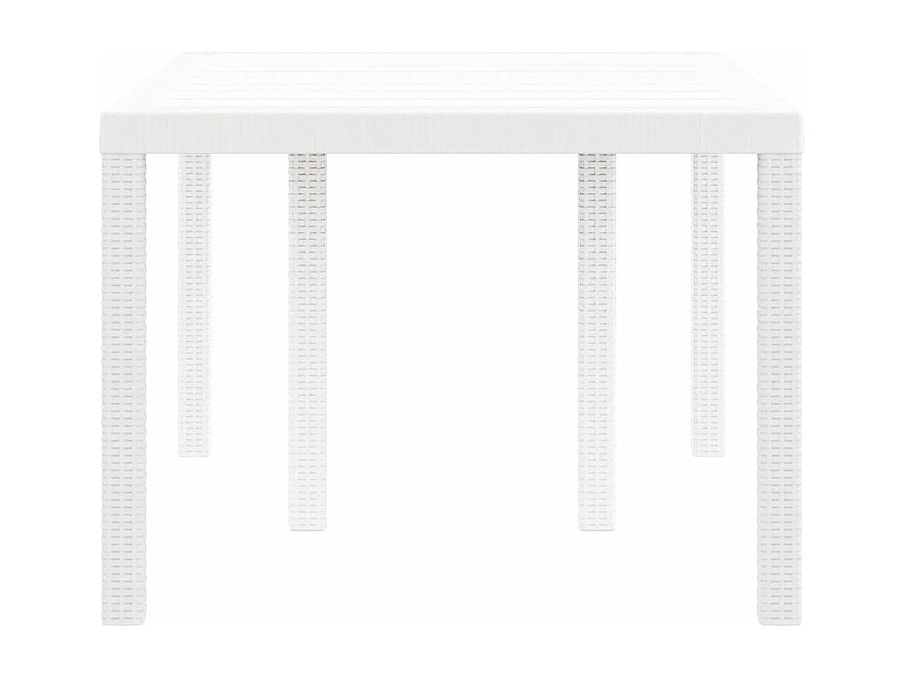 Table de Jardin Blanc 150 x 100 x 73 cm polyrotin