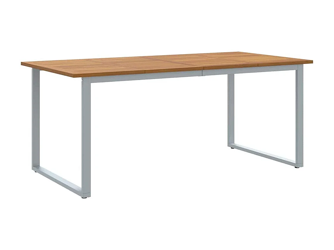 Mesa de comedor de jardín Gris 180 x 90 x 75 cm