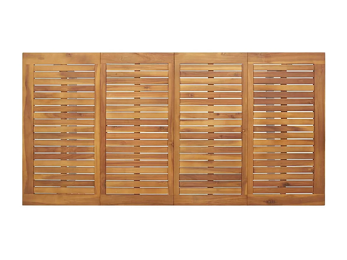 Mesa de comedor de jardín Gris 180 x 90 x 75 cm