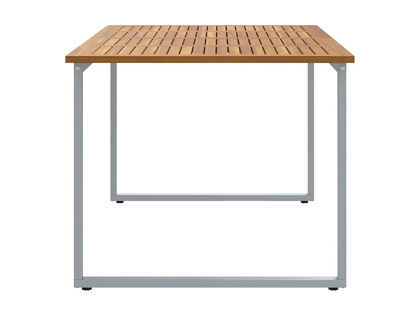 Mesa de comedor de jardín Gris 180 x 90 x 75 cm