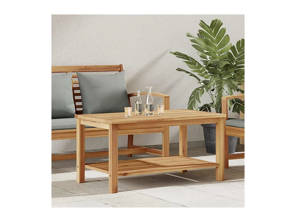 Table basse Marron 90 x 50 x 45 cm Bois de teck solide