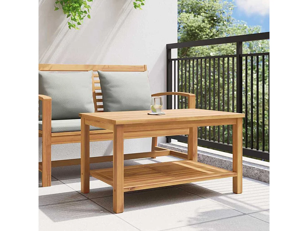 Table basse Marron 90 x 50 x 45 cm Bois de teck solide