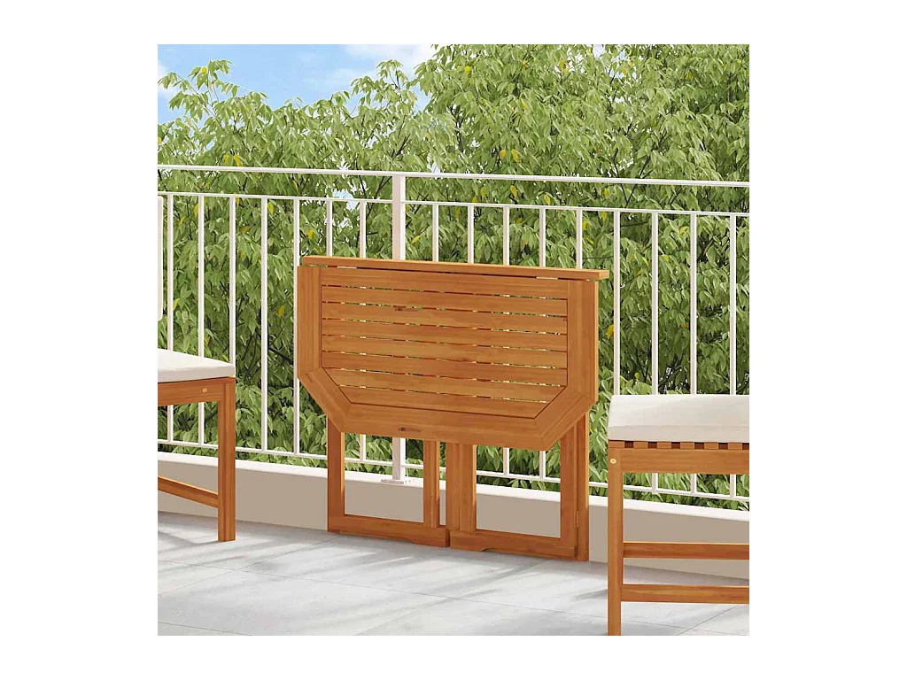 Bistrotafel 90x50x75 cm Massief acaciahout