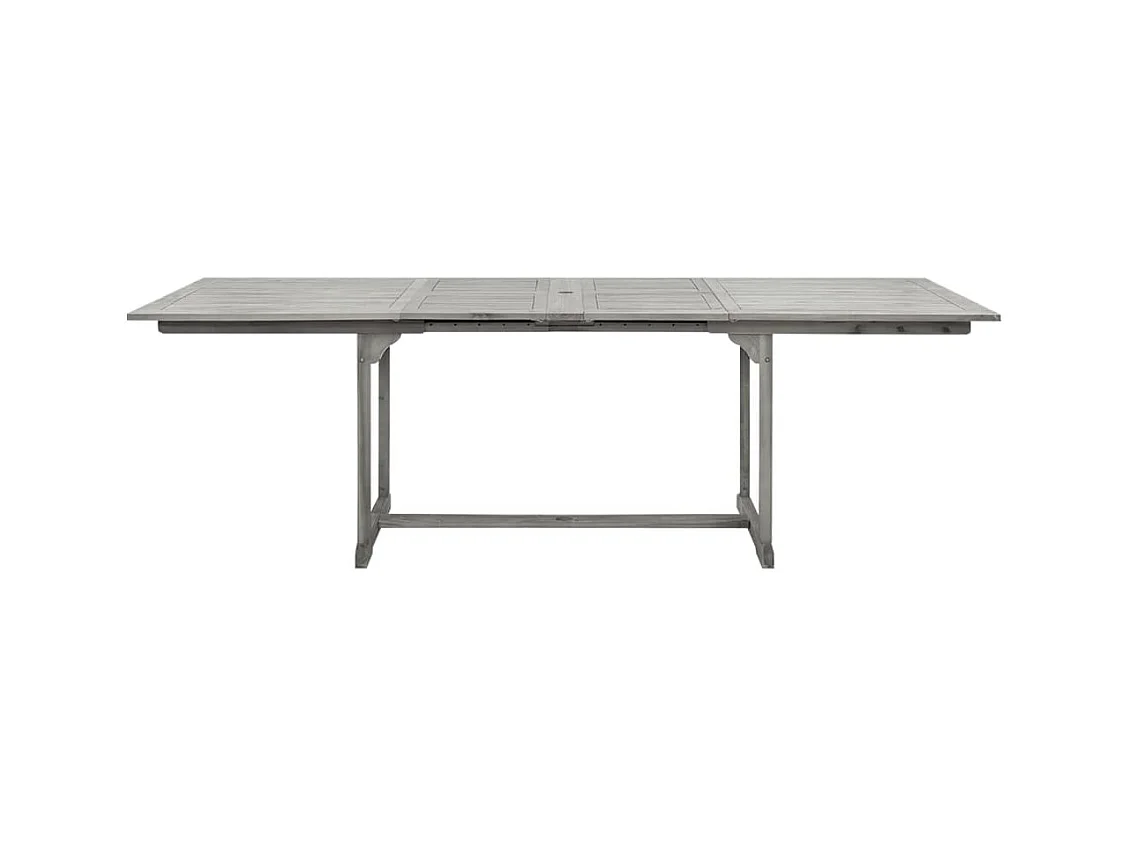 Tuintafel (160-240) x 100 x 75 cm massief acaciahout