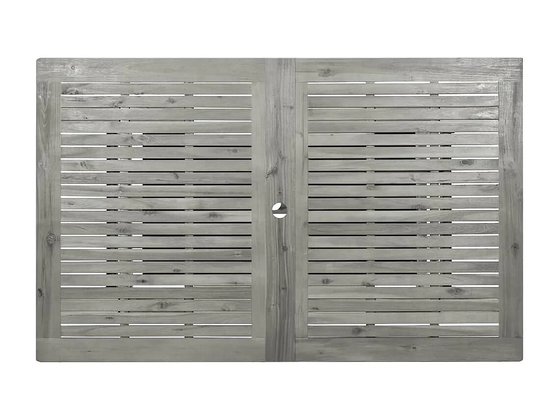 Tavolo da pranzo da giardino (160-240)x100x75cm Legno massello di acacia