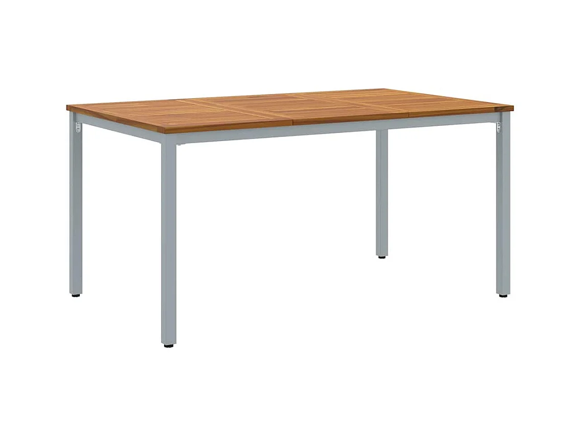 Tables de jardin Naturel et gris 150 x 90 x 75 cm