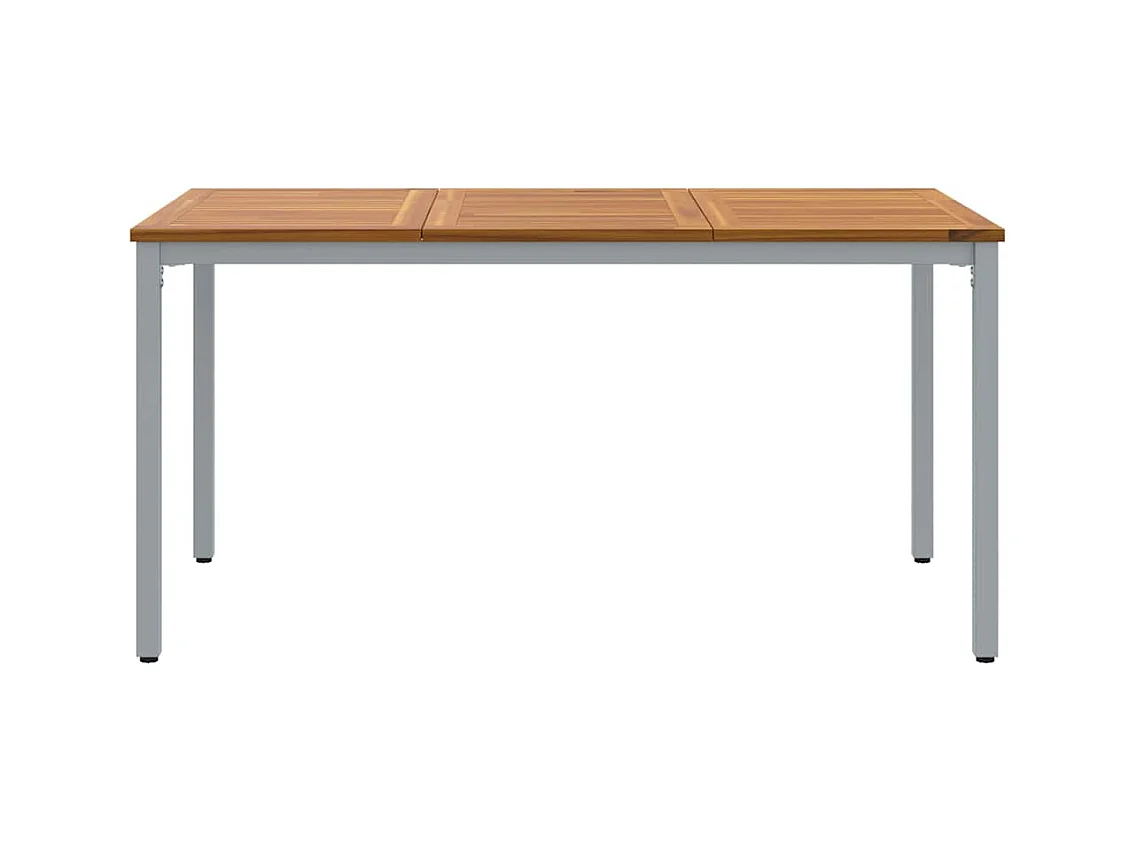 Tables de jardin Naturel et gris 150 x 90 x 75 cm