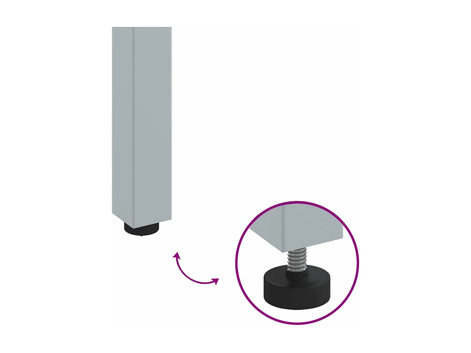 Tables de jardin Naturel et gris 150 x 90 x 75 cm
