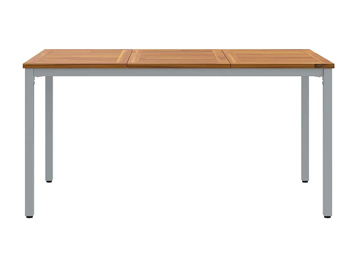 Tables de jardin Naturel et gris 150 x 90 x 75 cm