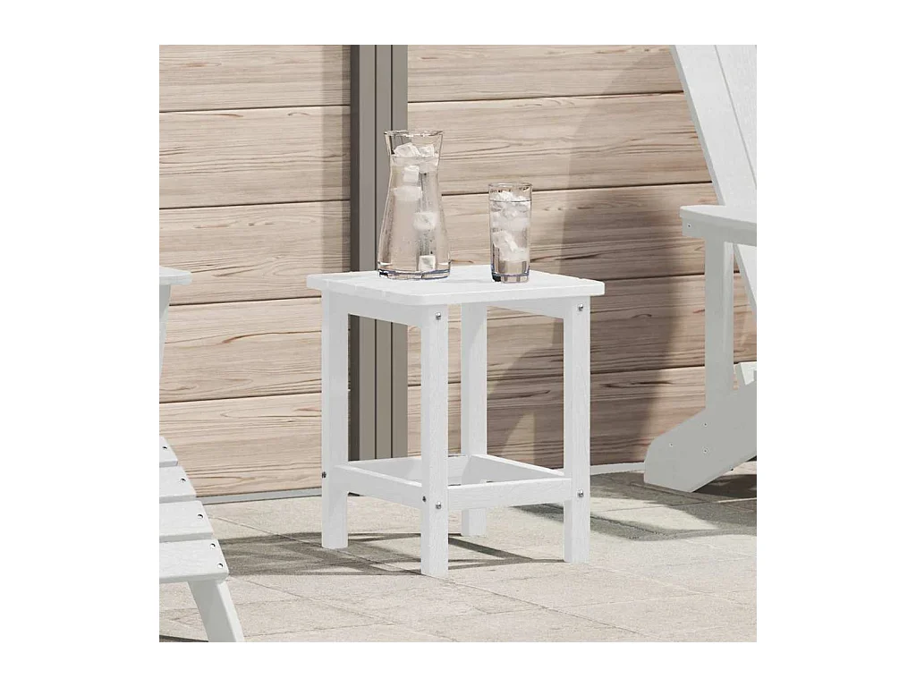 Table d'appoint Adirondack Blanc 38 x 38 x 46 cm HDPE