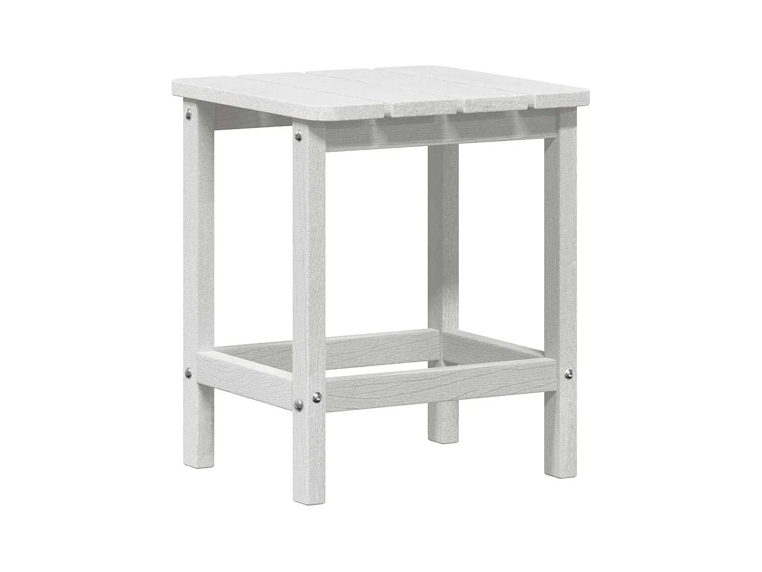 Table d'appoint Adirondack Blanc 38 x 38 x 46 cm HDPE