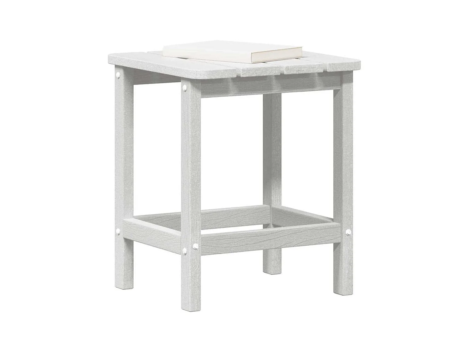 Table d'appoint Adirondack Blanc 38 x 38 x 46 cm HDPE