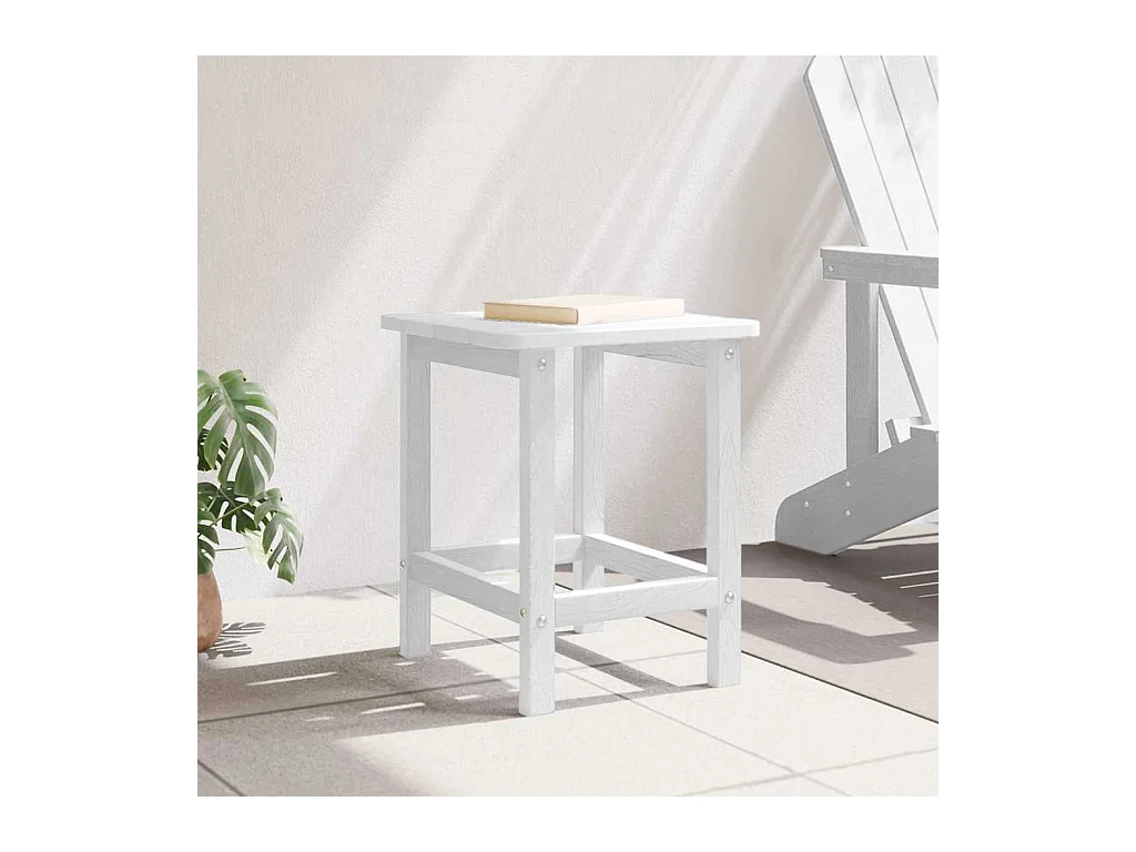 Table d'appoint Adirondack Blanc 38 x 38 x 46 cm HDPE