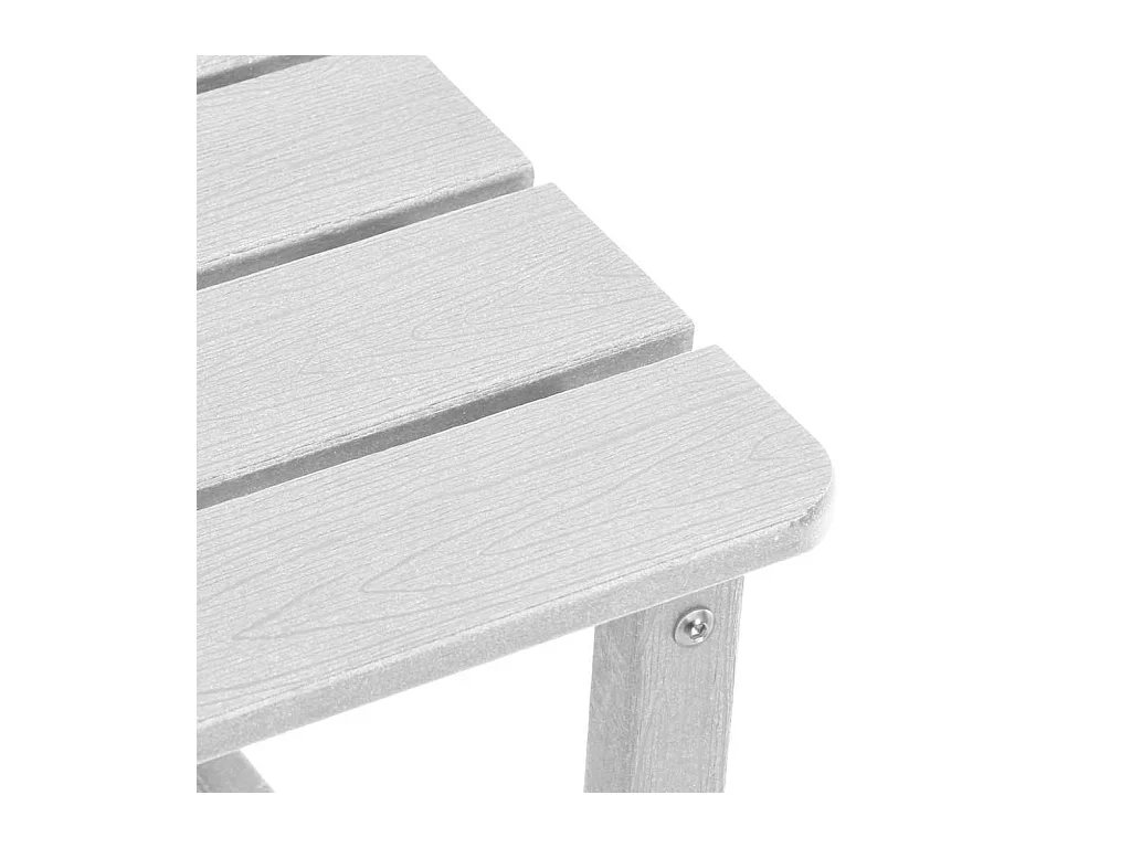 Table d'appoint Adirondack Blanc 38 x 38 x 46 cm HDPE