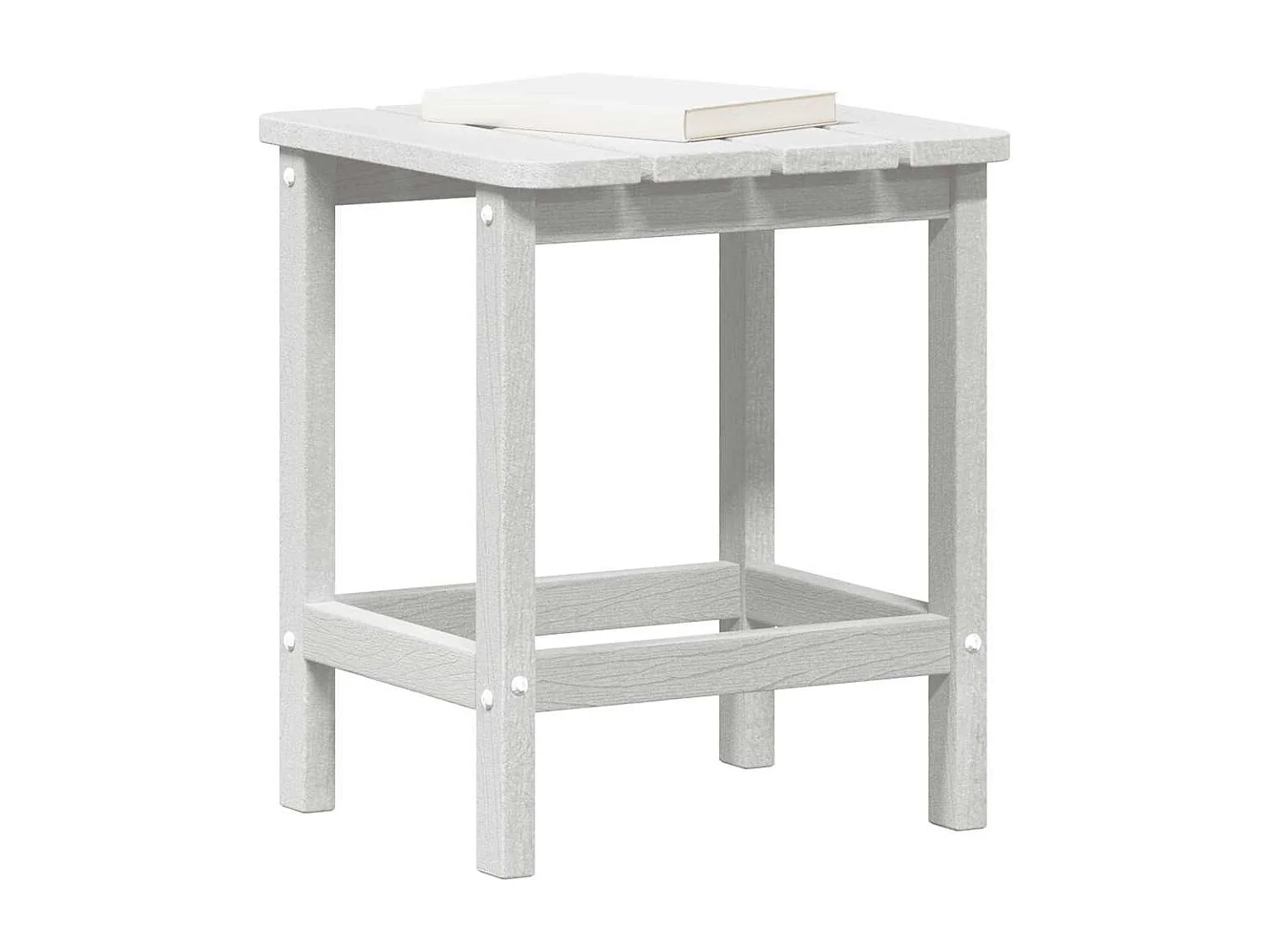 Table d'appoint Adirondack Blanc 38 x 38 x 46 cm HDPE