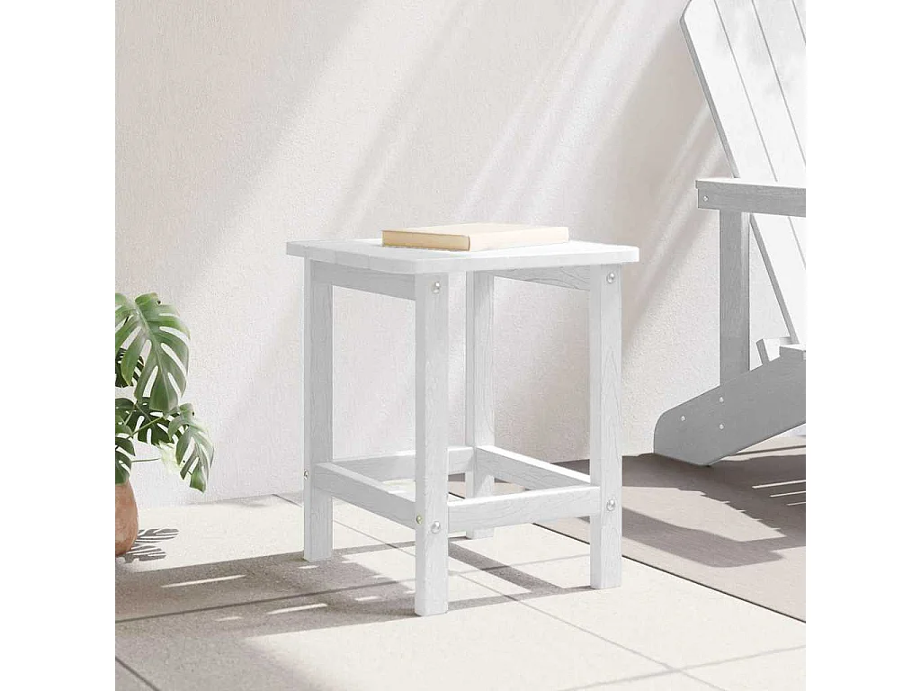 Table d'appoint Adirondack Blanc 38 x 38 x 46 cm HDPE