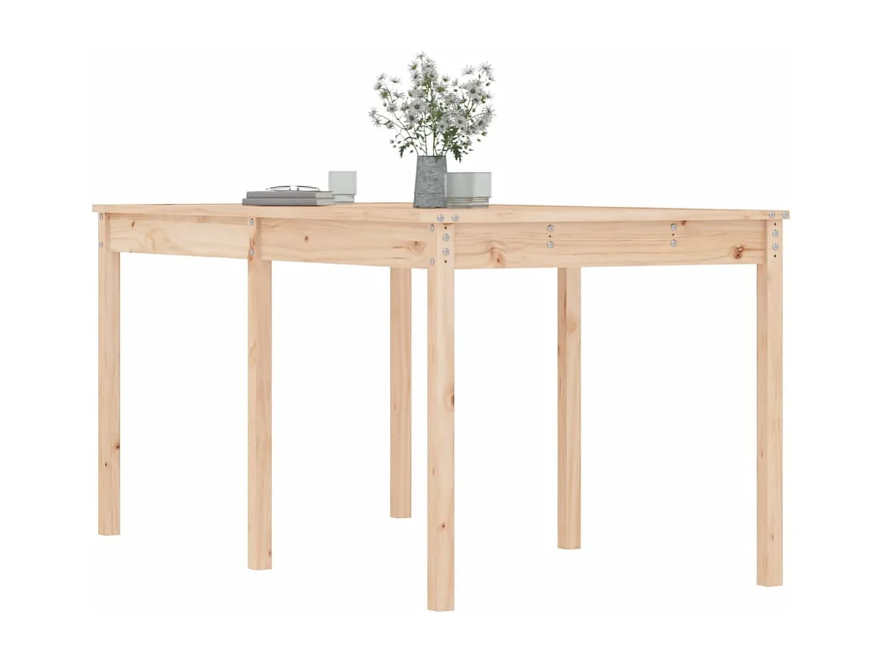 Tavolo da giardino 159,5x82,5x76 cm in legno di pino massello