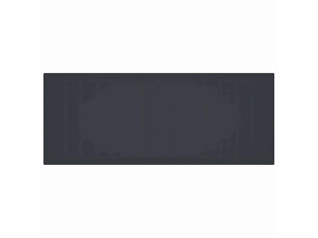 Anthrazit Gartentisch 250 x 100 x 73 cm Polyrattan