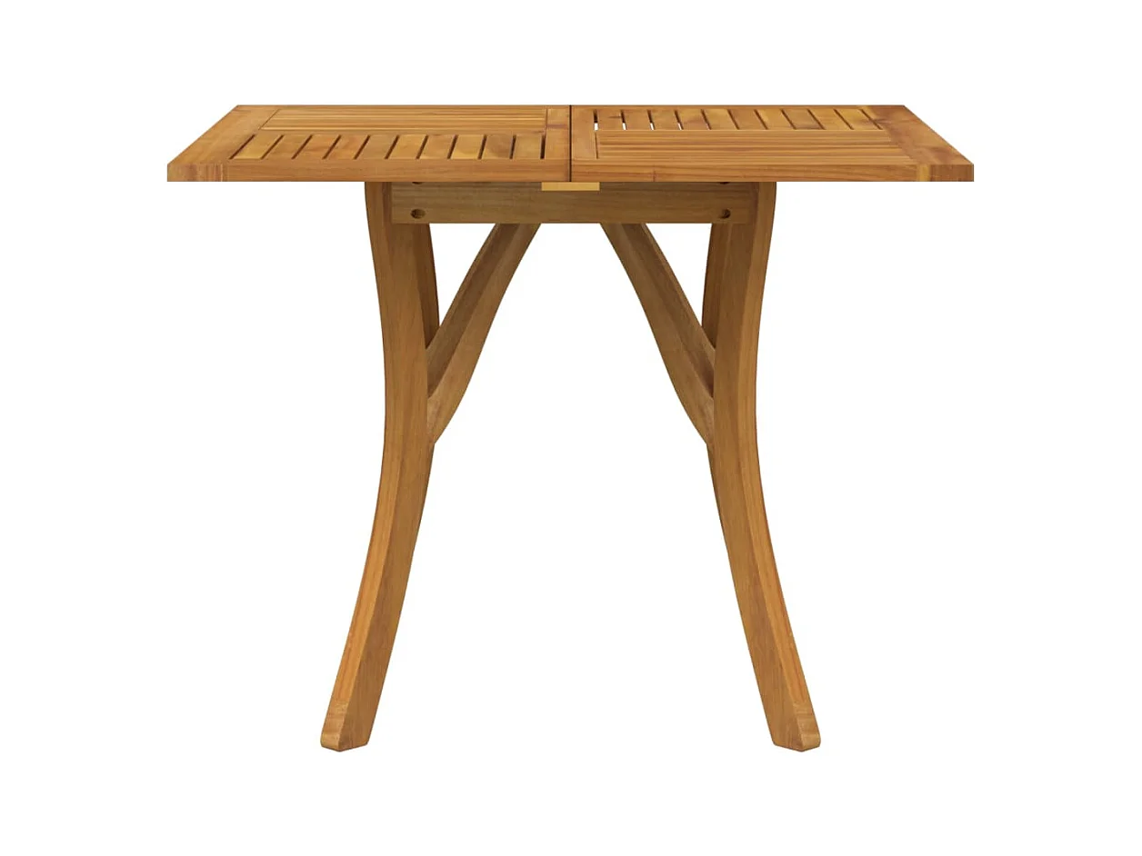 Mesa de jardín 85x85x75 cm Madera maciza de acacia