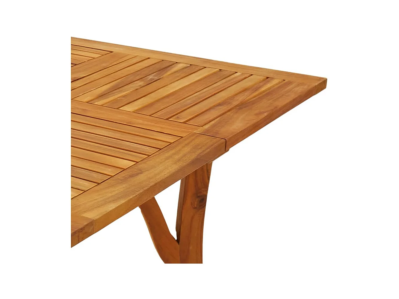 Mesa de jardín 85x85x75 cm Madera maciza de acacia