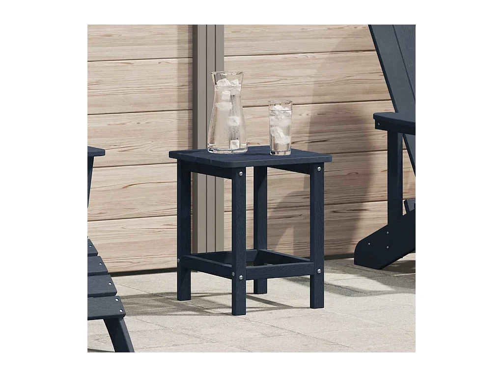 Table d'appoint Adirondack Bleu marine 38 x 38 x 46 cm HDPE