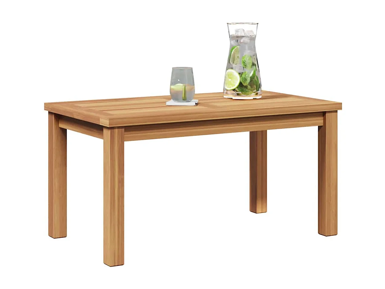 Table basse Marron 70 x 40 x 36 cm Bois de teck solide