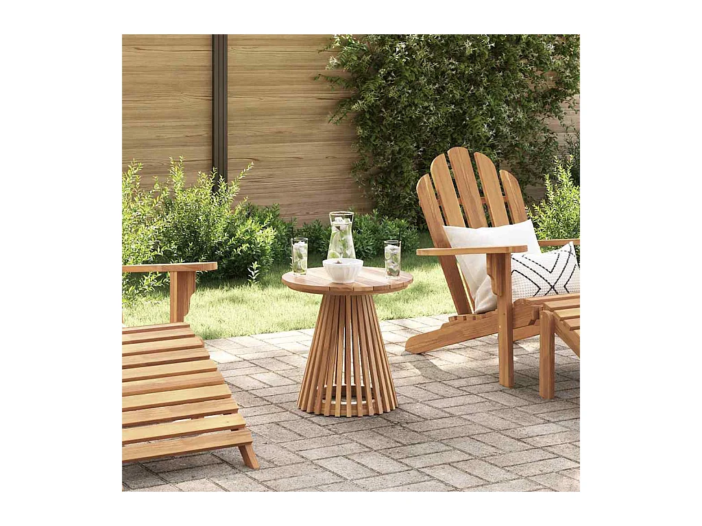 Table de jardin d'appoint Marron 50 x 50 x 49,5 cm