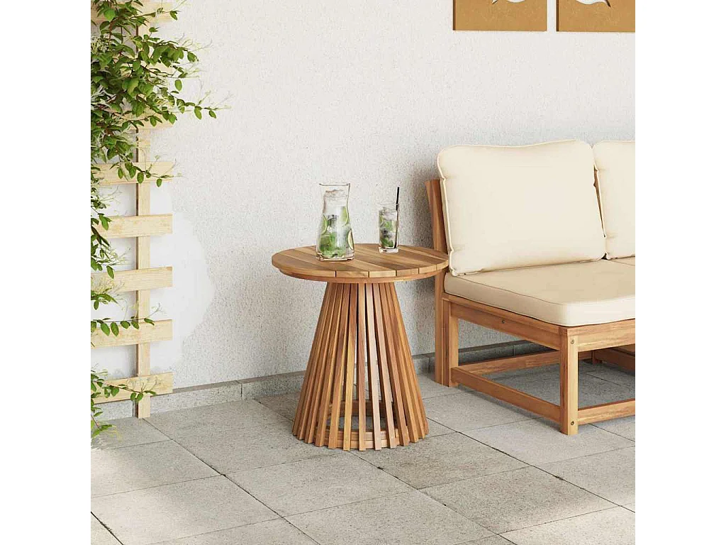 Table de jardin d'appoint Marron 50 x 50 x 49,5 cm