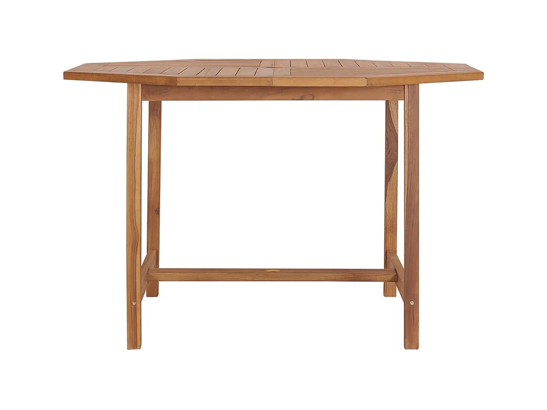 Tuintafel 110x110x75 cm Massief teakhout